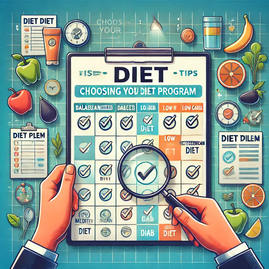 Choosing your diet program