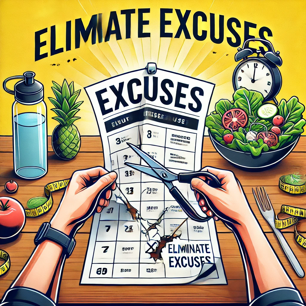 Eliminate excuses