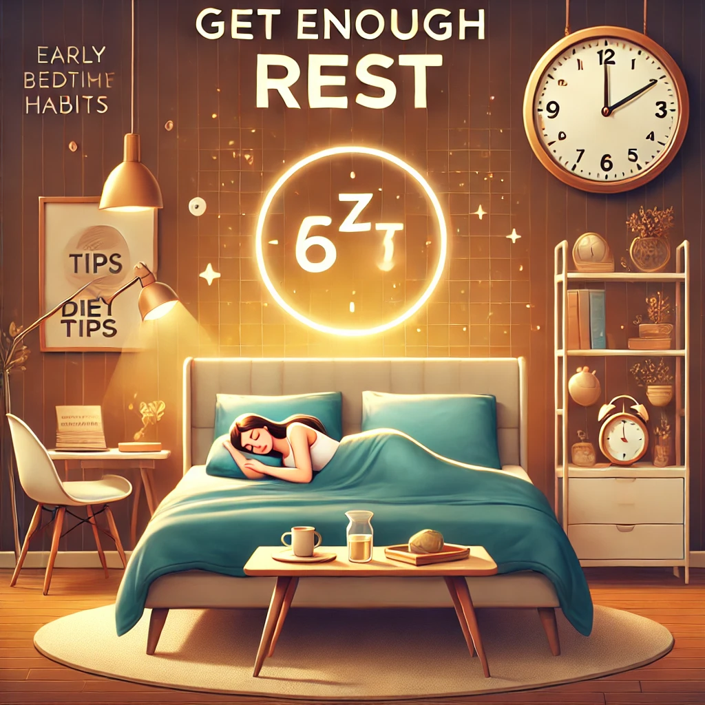 Get enough rest