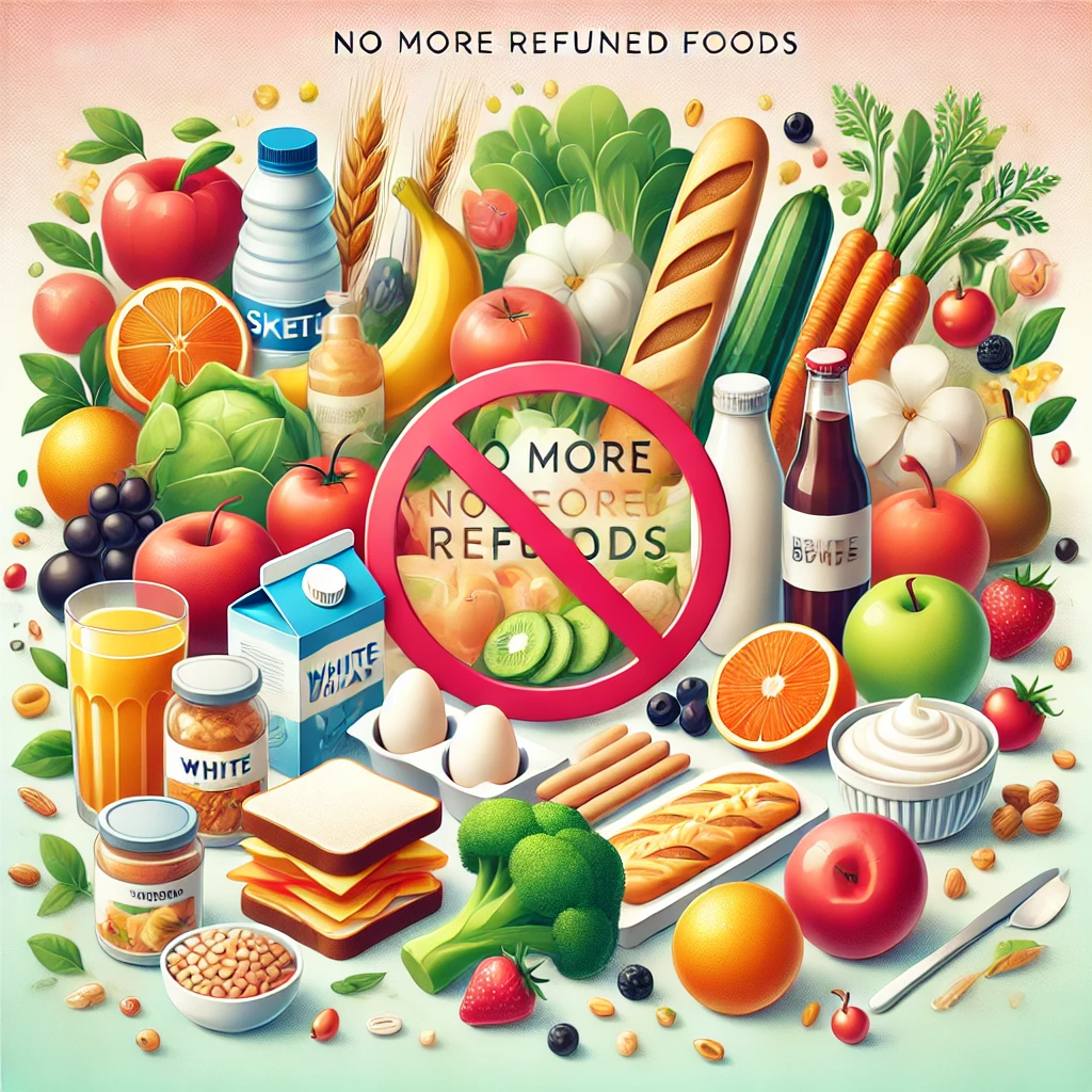 No more refined foods